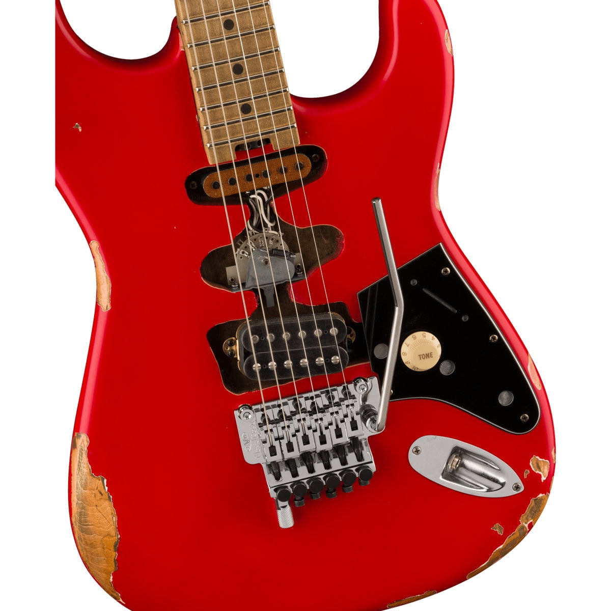 EVH Frankenstein Relic Series, Maple Fingerboard - Red