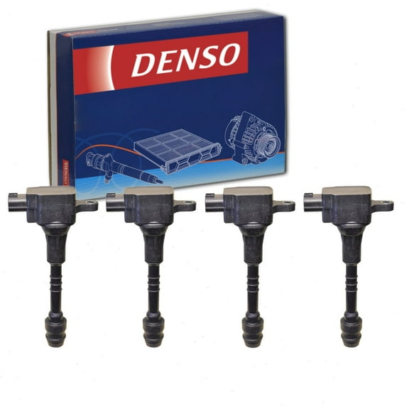 4 pc DENSO Direct Ignition Coils compatible with Nissan Sentra 1.8L L4 2002-2006