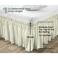 thumbnail image 5 of SGI Bedding 10 Inch Wrap Around Bed Skirt | Microfiber Bed Skirt | Fade Resistant, Wrinkle Free, Anti-static, Decorative, Extra Storage Space, Clutter-Free | Queen, Rust, 5 of 8
