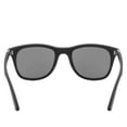 thumbnail image 4 of Piranha Eyewear Plus Classic Square Black Sunglasses with Smoke Lens - Unisex, 4 of 4