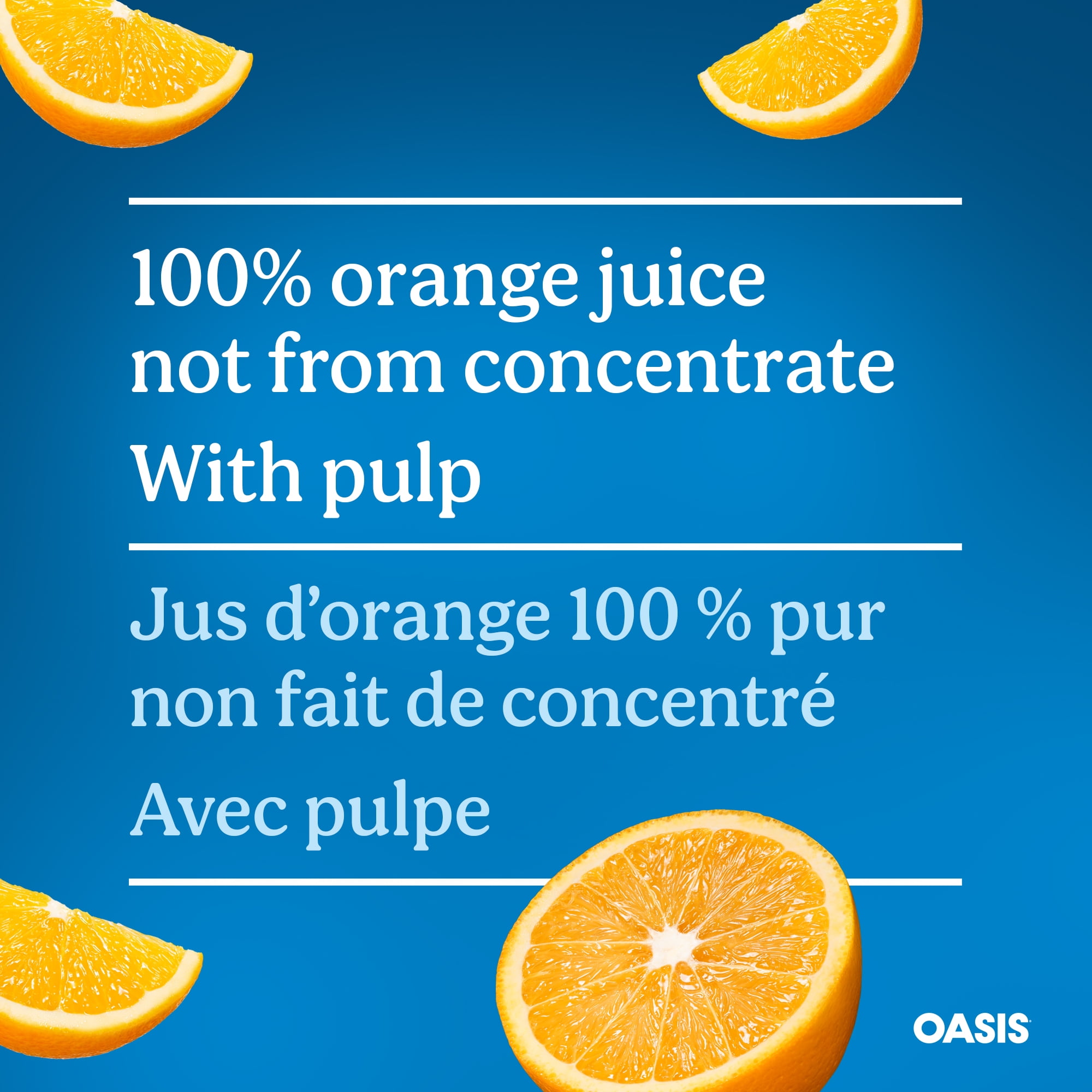 Orange Juice with Pulp, Not from Concentrate, 1.5 L