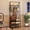 Deep Black, variant on Coat Rack Shoe Bench with 5 Hooks