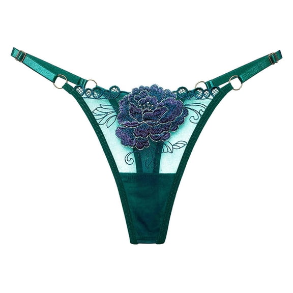 Eashery Period Panties for Teens Womens Panties Heavy Flow Absorbent Leak Proof Panty Postpartum Pants l Underwear Briefs Green One Size