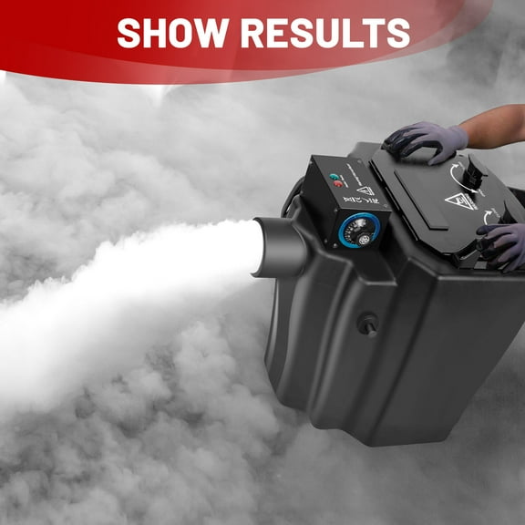 ‌High-Performance Low-Lying Fog Generator 6000W - Dual-Mode Manual/DMX Control, CE/ROHS Certified for Indoor/Outdoor Events, Weddings, Clubs & Film Productions‌