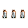 thumbnail image 1 of Minnieouse Conjunto De Traje De Baño Británico De Poliéster Para Mujer - Sexy Cómodo Sin Mangas Con Almohadilla En El Pecho Cómodo Y Type1 NO1, 1 of 6