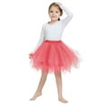 thumbnail image 4 of EnJoCho Baby Girls Soft Tutu Skirt toddler Kids Solid Party Carnival Girl Mesh Tulle Princess Skirt Little & Big Children Summer Fashion Party Dresses 6-10 Years, 4 of 4