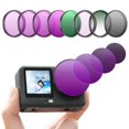 thumbnail image 2 of SharkTRUE Filtres Premium à Encliqueter : Optique et Protection Améliorés pour DJI Action 6, 2 of 8