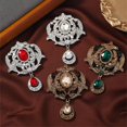 thumbnail image 5 of Exquisite Wedding Crystal Teardrop Brooch Pin for Women Bridal Elegant Big Rhinestone Charms Drop Broach Lapel Corsage Delicate Birthday Ceremony Bouquet Costume Accessories, 5 of 6