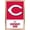 Gold Framed Version, variant on MLB Cincinnati Reds - Logo 22 Wall Poster, 14.725" x 22.375"