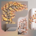 thumbnail image 4 of Cherry Blossom Branch LED Light, Ambient LED Light, DIY Shape Light, 63 Inch USB Powered Warm Glow Flexible Vine with Sakura Flowers Decor, for Bedroom Wall Living Room Party Indoor Decoration, 4 of 9