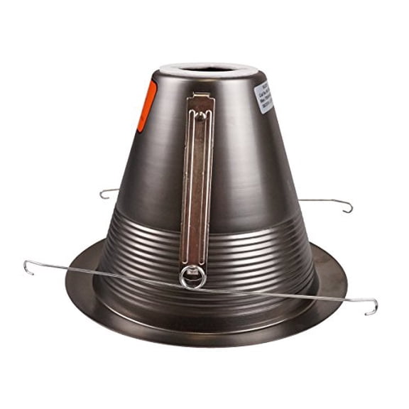 NICOR Lighting 6 inch Bronze Airtight Cone Baffle Trim, Fits 6 inch Housings (17550ABZ)
