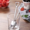 thumbnail image 3 of Stainless Steel Cute Spade Spoon Mini Spade Spoon Dessert Spoon, 3 of 6