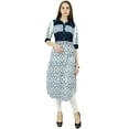 thumbnail image 2 of Phagun Kurta Bollywood Vêtements Tunique Kurti Haut Robe en Coton Designer, 2 of 6