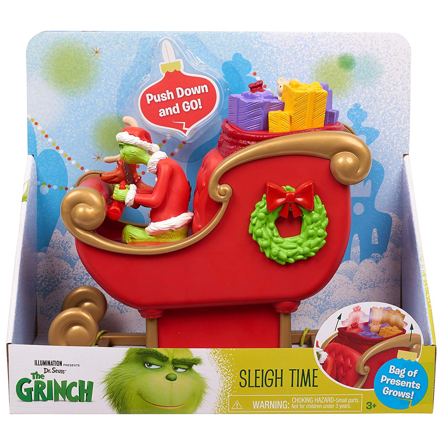 Dr. Seuss The Grinch Sleigh Time 