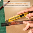 thumbnail image 2 of xianyou-15 PCS Utility Knife Box Cutters Retractable Razor Knife 9mm with 30 PCS Extra Snap Off Blades for Lightweight Office, Home, Arts Crafts, Hobby, 2 of 4