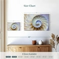 thumbnail image 4 of Elephant Stock Empty Nautilus Shell Wall Art - Horizontal Canvas Wall Art - Living Room Wall Decor - Animal Canvas - Blue And Purple Decor - 12" x 8", 4 of 8