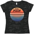 thumbnail image 3 of Inktastic Lake Powell Retro Sunset Women's T-Shirt, 3 of 5