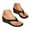 Black, variant on Wedge Slides Sandals for Women Trendy Square Toe Arch Support Flip Flops Summer Beach Wedges Thong Heeled Slippers Size 9 Black