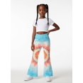thumbnail image 4 of Girls Flare Pants, AI Digital Print Bell Bottoms,All-Season Sizes 3-13Y, 4 of 6