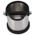 thumbnail image 2 of Coffee Knock Box, Stainless Steel Coffee Grounds Knock Box Large Capacity Round Dishwasher Safe  For Bars, 2 of 8