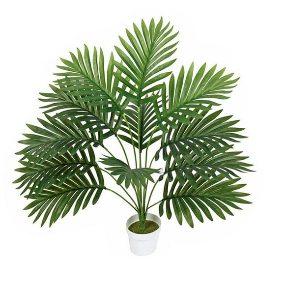 Large Artificial Palm Tree Tall Fake Plants Tropical Plastic Home Decor L8L22