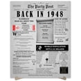 thumbnail image 1 of The Party Post 76th Birthday Party Decorations Poster Born in 1948, 1 of 5