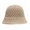 Khaki, variant on rygai Outdoor Hat Woven Foldable All Match Soft Breathable Daily Wear Polyester Big Brim Sunscreen Hat Summer Accessories,Brown