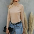 thumbnail image 5 of IROINNID Reduced Womens Sweater Turtleneck Pullover Sweater Solid Color Loose Mid-Length Long Sleeve Sweater Top Sweater, 5 of 6