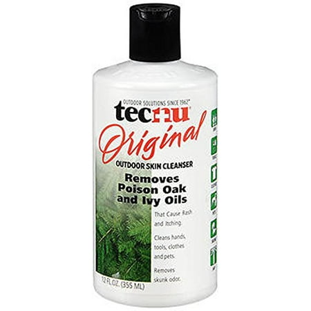 5 Pack - Tecnu Outdoor Skin Cleanser, Removes Poison Oak/Ivy Oils 12oz (Best Treatment For Poison Ivy On Face)