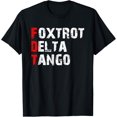 thumbnail image 1 of Foxtrots Delta Tangos Funny Foxtrots Delta Tangos Camiseta, 1 of 2
