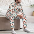 thumbnail image 6 of KLL Artoon Car Sleepwear Mens Flannel Pajamas,Long Cotton Pj Set, 6 of 7