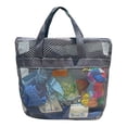 thumbnail image 2 of AUNVITO Mesh Net Beach Tote Bag, Large Capacity Ventilated Sand-Proof Shoulder Handbag for Summer Swimming Travel Outdoor, 1pc, 2 of 7