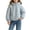 Blue, variant on Winter Jacket Toddler Fleece Cuffed Sleeve Cozy Hoodie Pull On Solid Casual Coat with Pocket