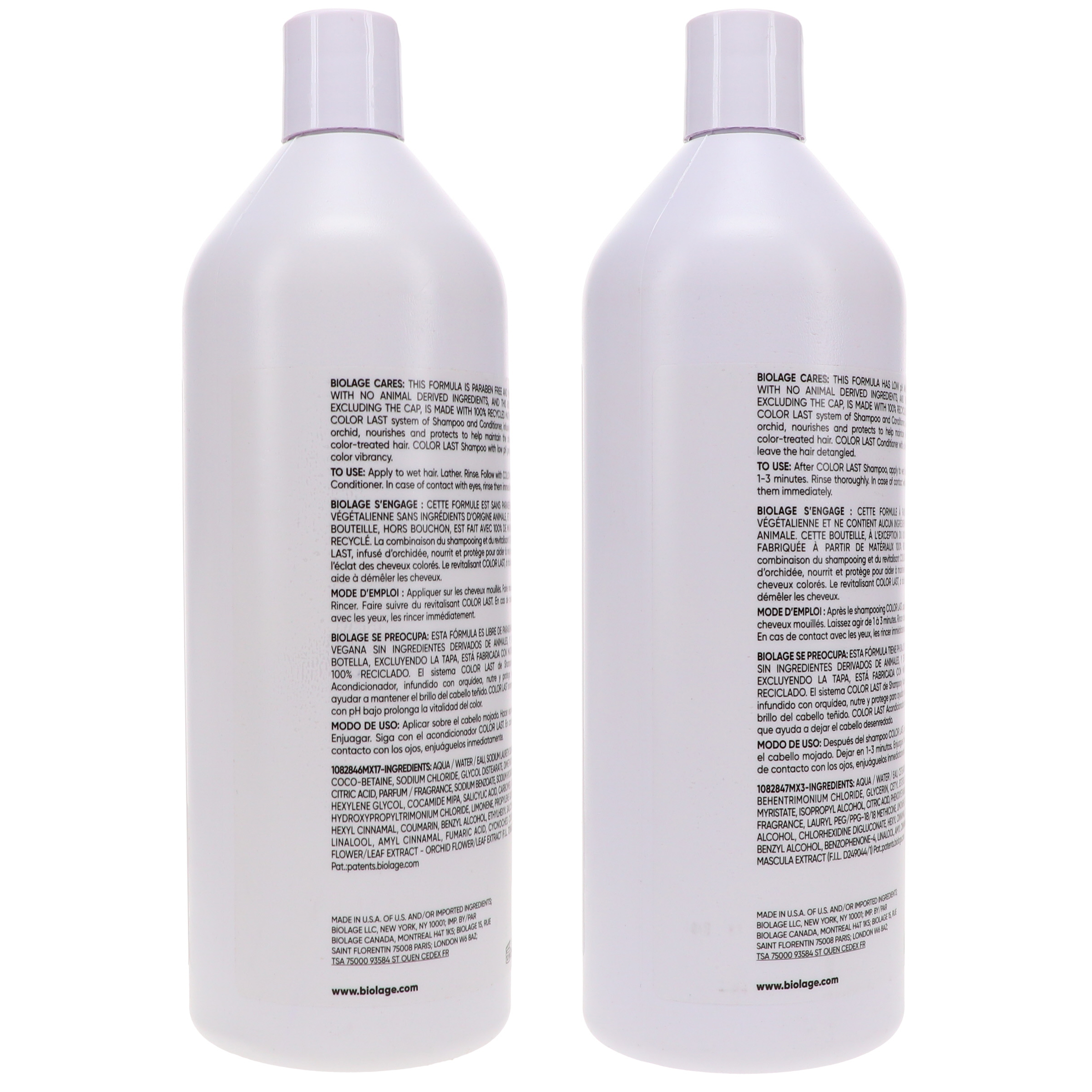 Matrix Biolage Colorlast Shampoo 33.8 oz & Colorlast Conditioner 33.8 oz Combo Pack - image 4 of 8
