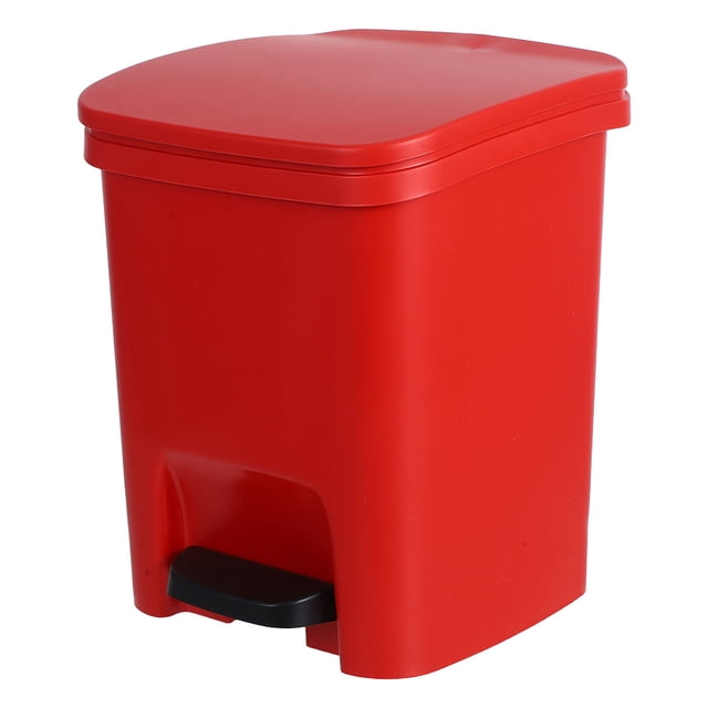 FOMIYES Basurero De Hogar Con Abatible Y Pedal Para Control De Olores Fácil Uso