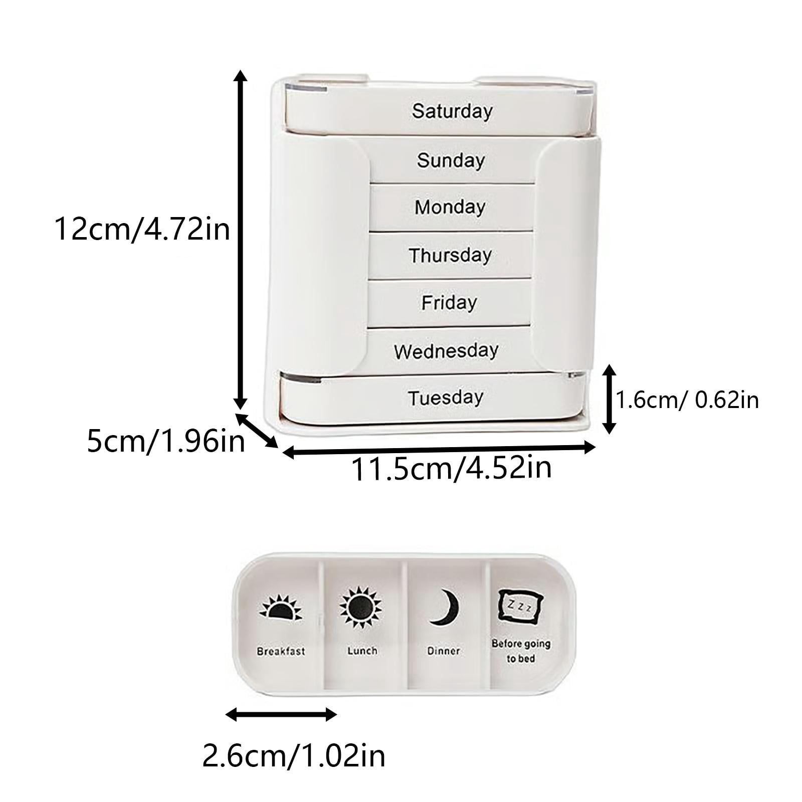 Box Organizer Storage Plastic Organizer Box 28 Compartment Storage Plastic Storage Drawers Organizer for Daily Pills Small Items Multi Use Home Office Black Multi Color 1 Pack