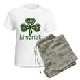 thumbnail image 5 of CafePress - Limerick Shamrock Women's Light Pajamas - Women's Short Sleeve Print T-Shirt and Pants Light Cotton Pajama Set, 5 of 7