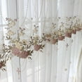 thumbnail image 2 of Rideau de Fenêtre Broderie Voile de Mode Rideau Transparent pour la Décoration Intérieure, 2 of 5