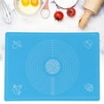 thumbnail image 2 of 64x45cm Baking Mat, Dough Mat, High Temperature Resistant With Scale Baking Tool For Cooking Baking Blue, 2 of 8