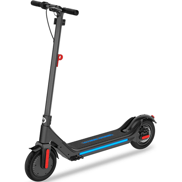 progressiv problem Beliggenhed Wheelspeed X1 Electric Scooter, 10" Pneumatic Tires, 15-20 Miles Long  Range, 350W Motor Power, 15 MPH Portable Foldable Commuter E Scooter for  Adult with Rear Suspension - Walmart.com