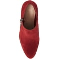 thumbnail image 5 of 1.State Kaleb Wedge Womens Anke Bootie Rosso Red Suede Low Cut Wedge Booties (Rosso, 10), 5 of 6