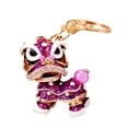 thumbnail image 3 of Almencla Chinese Dance Lion Keychain Bag Pendant Toy Chinese Traditional Dance Lion Key Chain for Backpack Handbag Women Neighbors Men, 3 of 8