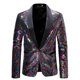 thumbnail image 4 of Traje de actuación europeo y americano con lentejuelas doradas, traje de discoteca para hombre, presentador de MC, estudio, abrigo de talla europea, 4 of 5