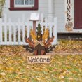 thumbnail image 3 of Glitzhome  Thanksgiving Wooden Turkey Decor A, Wall Decor, 3 of 5
