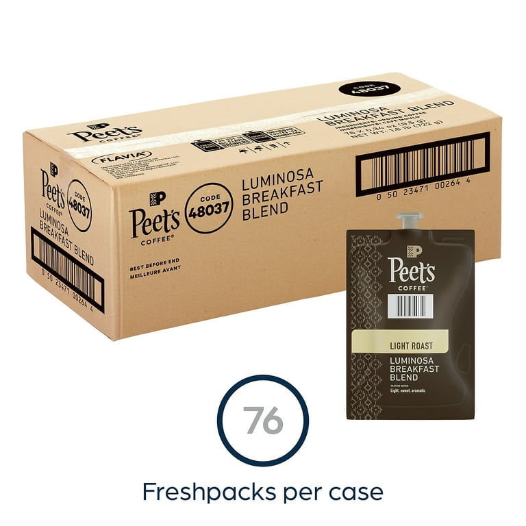 FLAVIA Ground Coffee Freshpacks, Colombia Luminosa, 0.34 oz Freshpack, 76/Carton FLAVIA Ground Coffee Freshpacks, Colombia Luminosa, 0.34 oz Freshpack, 76/Carton