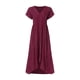 thumbnail image 4 of Vestido Midi Escalonado Vestido informal de línea A para mujer Dobladillo asimétrico Jersey de cintura alta Ropa de playa de verano Cgtredaw Vino Tinto Xxl para Mujer, 4 of 9