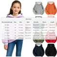 thumbnail image 2 of Blusa con capucha de manga larga para niñas y niños, primavera y otoño, sudadera con capucha de manga larga de color liso, top versátil de moda, abrigo con capucha para hombres y mujeres, sudadera con, 2 of 5