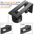 thumbnail image 3 of YQHWQ Options DIY Rails de Sol pour Porte Coulissante de Grange pour Rouleaux Réglables Inférieurs 8 Types, 3 of 5