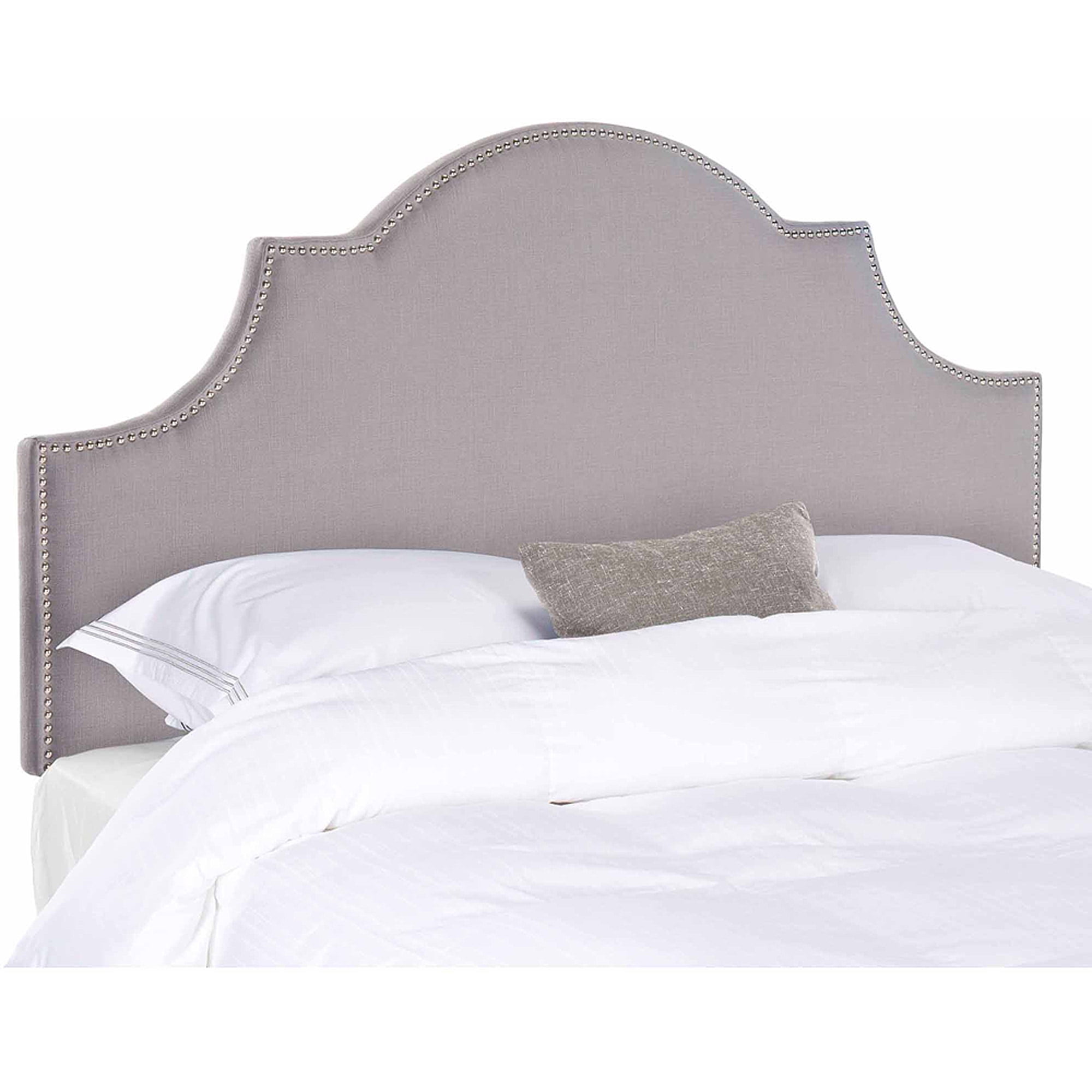 Safavieh Hallmar Classic Elegant Upholstered Headboard, Full, Arctic Grey