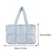 thumbnail image 2 of Bolso Nube para Mujer Mano Suave Acolchado Color Sólido Informal, 2 of 9